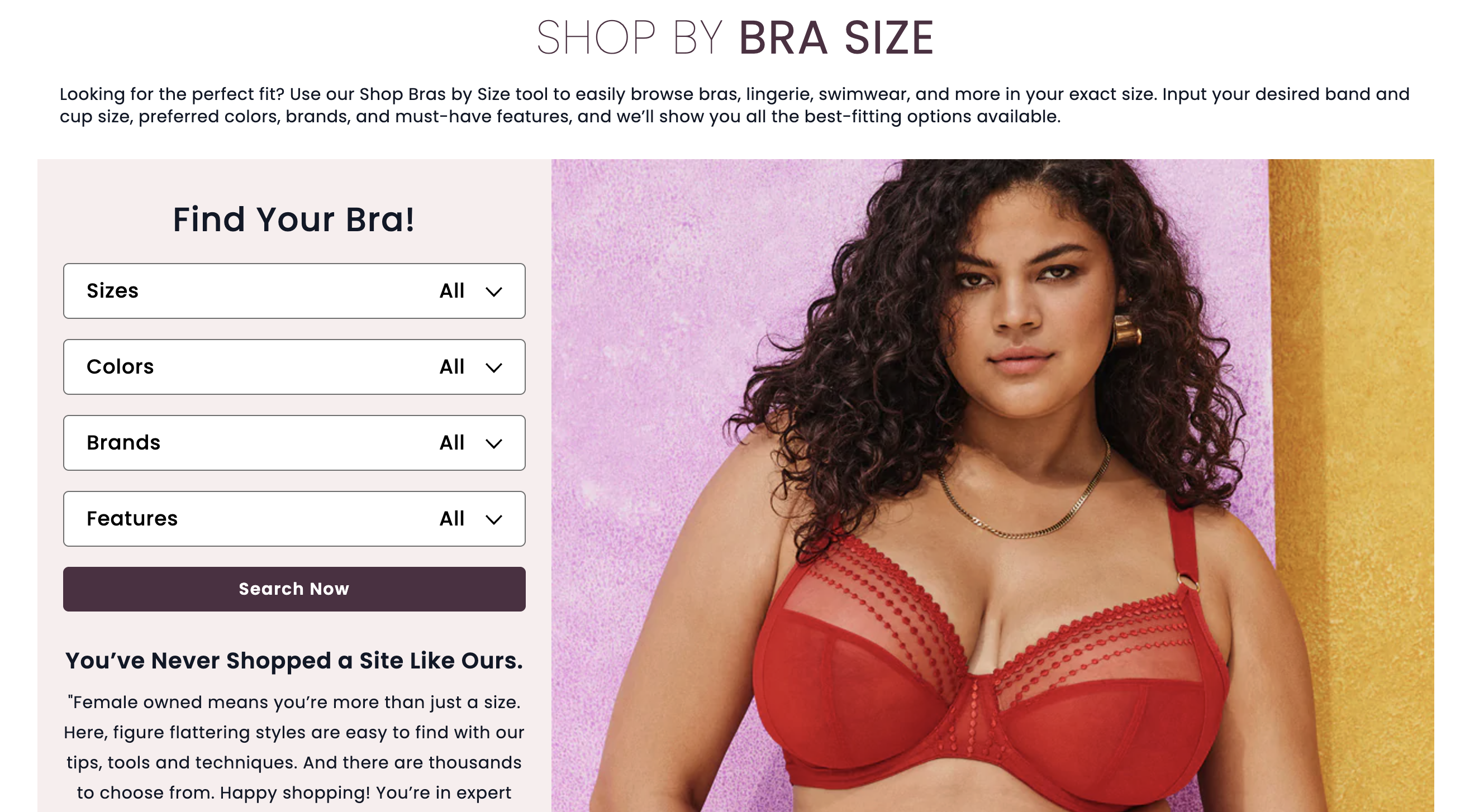 large size cup bra