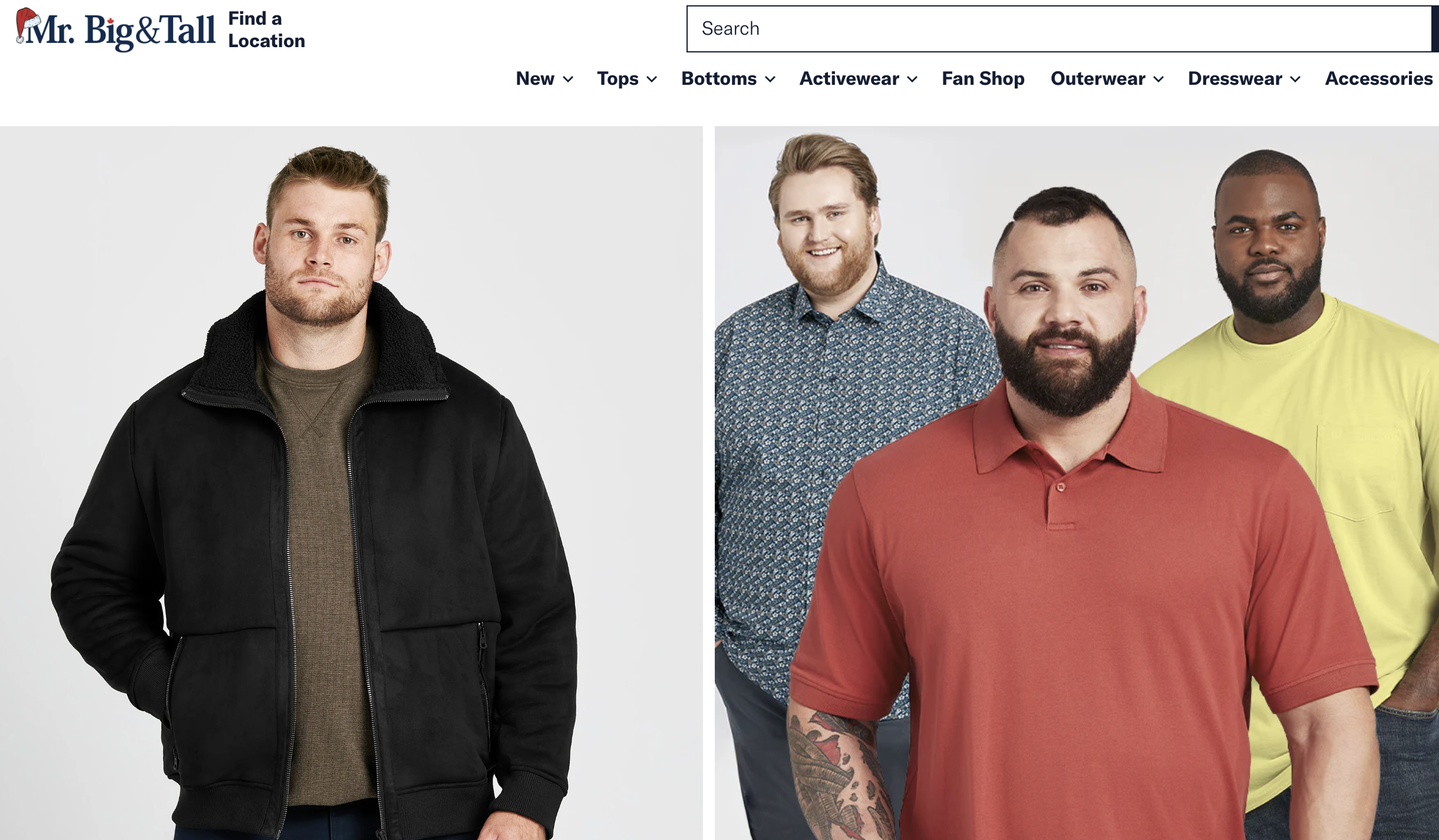 big man clothes canada